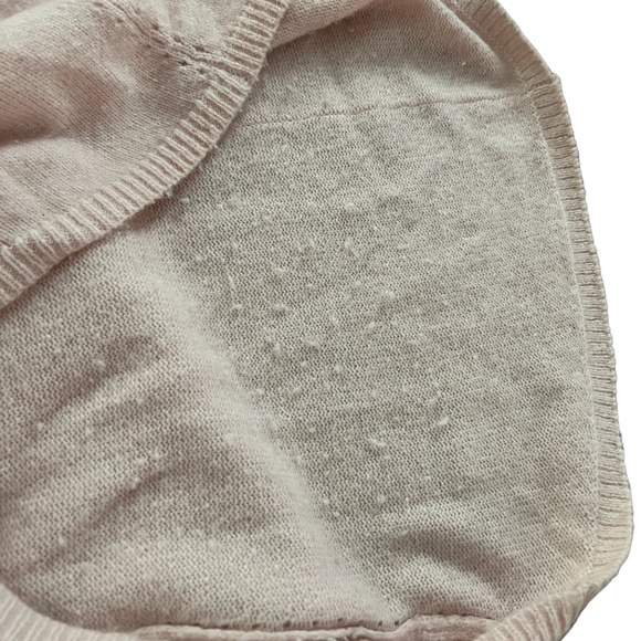 WHITE HOUSE BLACK MARKET Women's Pink Long Sleeve Cashmere Sweater ~ Size Small - Picture 5 of 5